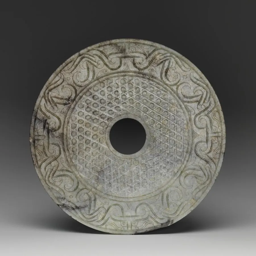 Jade Disc from 2nd century BCE China.