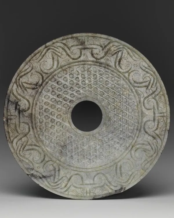 Jade Disc from 2nd century BCE China.